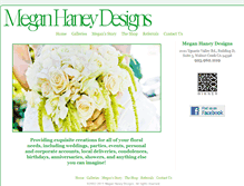 Tablet Screenshot of meganhaneydesigns.com